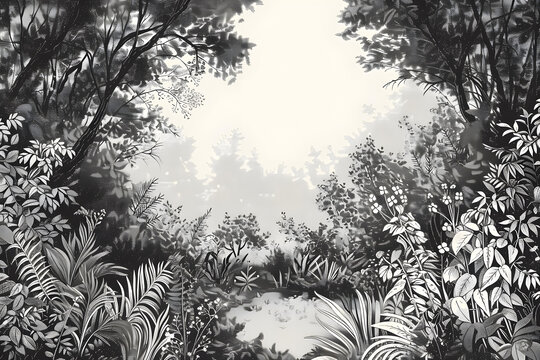 黑白森林