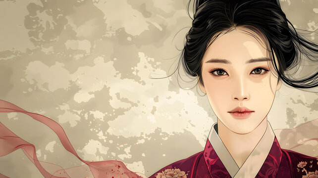  古風(fēng) 仕女圖