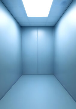 空房間和照明燈具