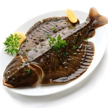 新鮮的比目魚
