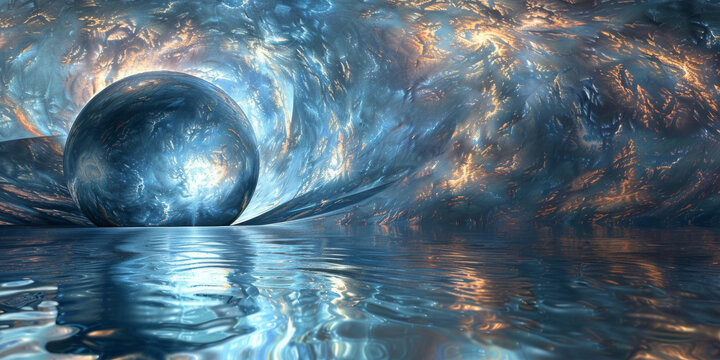 奇幻水景發(fā)光球