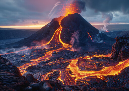 火山爆發(fā)的壯觀力量