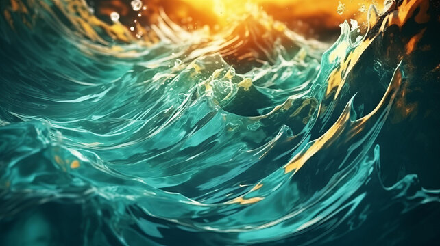 海底世界與陽光