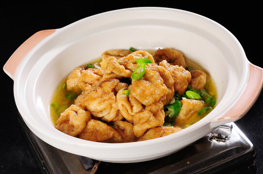 雞汁油豆腐