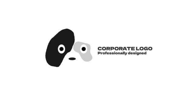 A字母狗狗logo