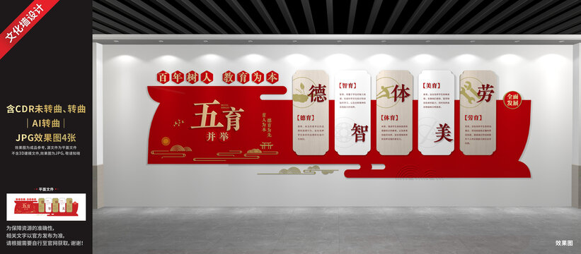 德智體美勞文化墻