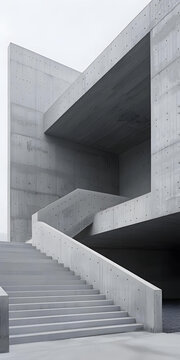 現(xiàn)代混凝土建筑樓梯