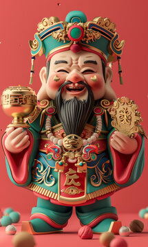 恭喜發(fā)財財神到
