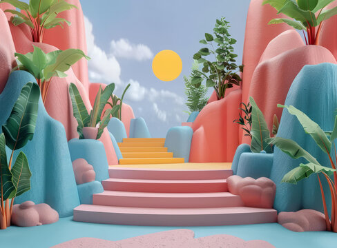 夢幻熱帶景觀