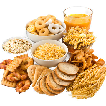 [免摳素材]各種碳水化合物食物產(chǎn)品