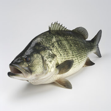 白底黑魚(yú)的AI圖片