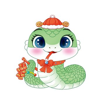 卡通小青蛇