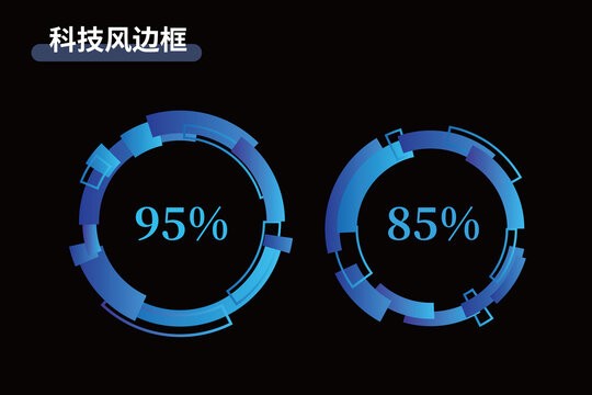 科技風邊框
