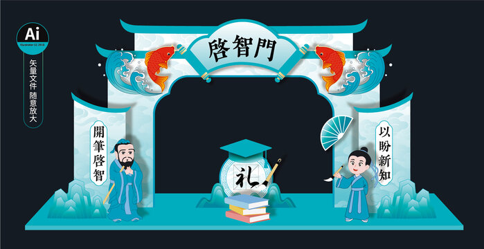 啟智門