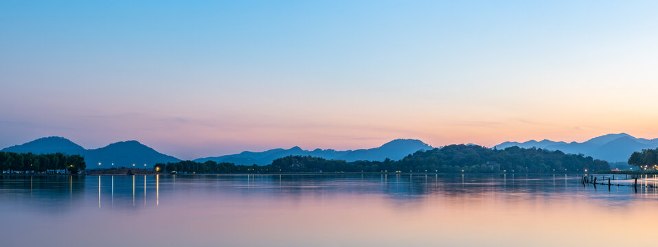 杭州西湖山水