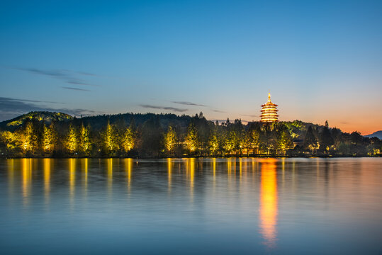 西湖夜景