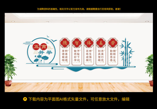 德智體美勞文化墻