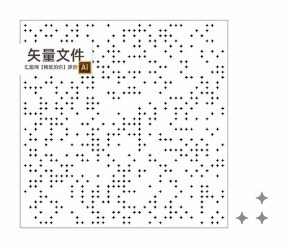 四角星背景