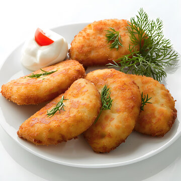 煎土豆餅配酸奶油