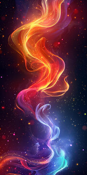 五彩繽紛的星云