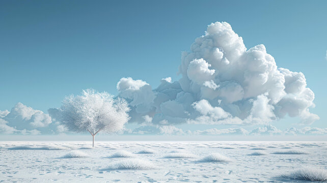 冰天雪地的AI圖片