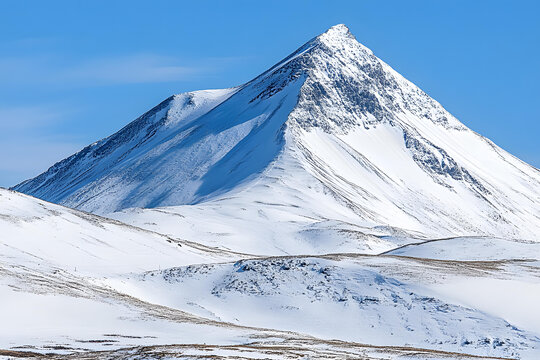冰島雪山山峰