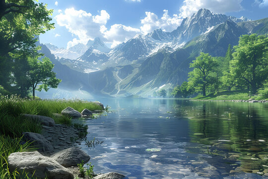 寧?kù)o山湖風(fēng)景