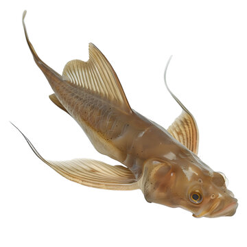[免摳素材]白色背景上的新鮮魚(yú)