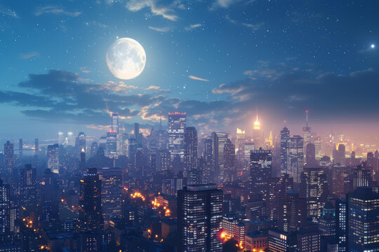 城市夜景