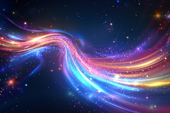 宇宙畫(huà)布：七彩星云