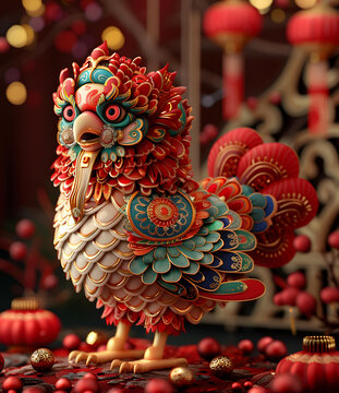 祥瑞神獸的AI圖片