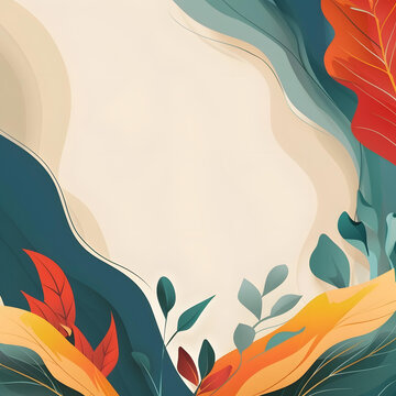 抽象花卉背景