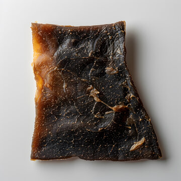 一塊棕色的皮革
