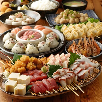 豐盛的日本料理