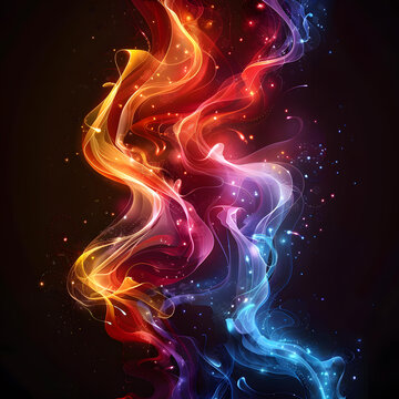火焰與冰霜交織的奇幻景象
