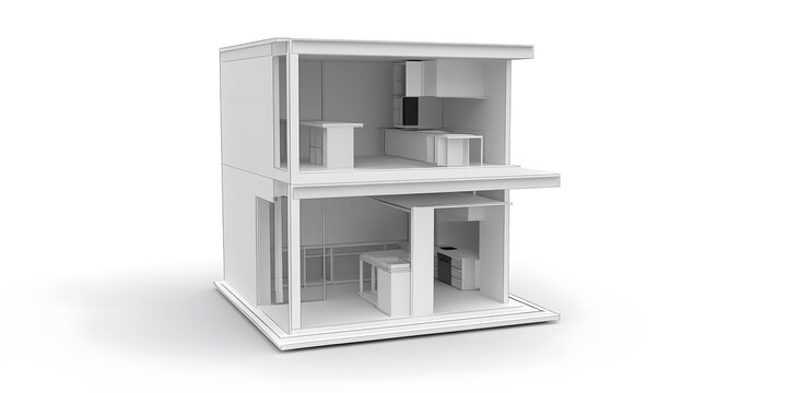 現(xiàn)代簡約風格房屋室內(nèi)設計3D模型