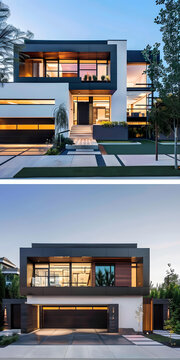 現(xiàn)代極簡主義住宅建筑外觀設計