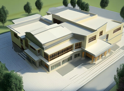 現(xiàn)代建筑設(shè)計大窗戶的建筑
