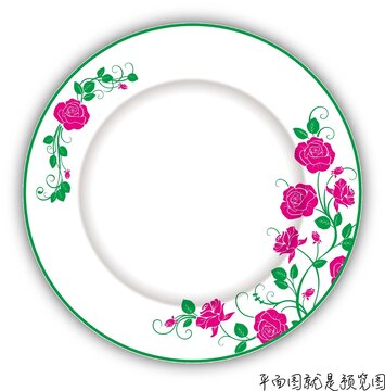 餐具花面