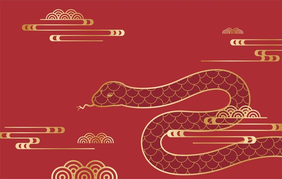 傳統(tǒng)紋樣中國(guó)蛇