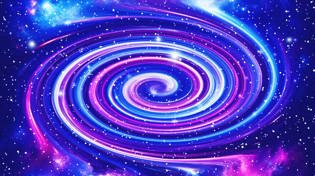 絢麗旋渦星空