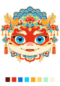 國(guó)潮點(diǎn)翠鳳冠蛇頭