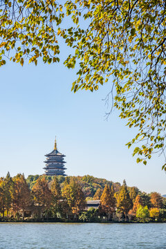 杭州西湖秋景