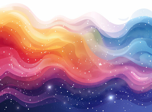 五彩斑斕的星云