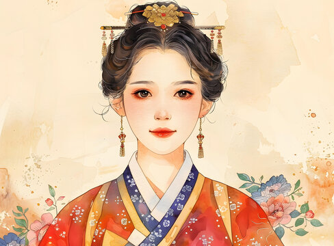 古風韓國美女