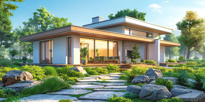 現(xiàn)代住宅外觀設(shè)計(jì)與自然景觀之美