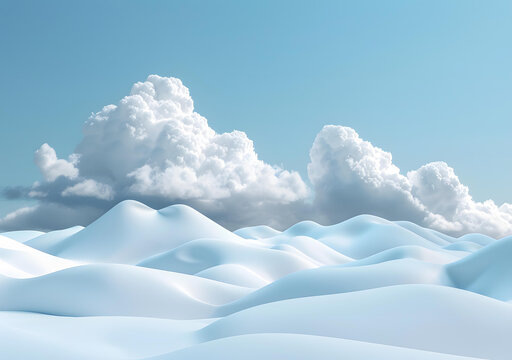 冰川雪山的AI圖片