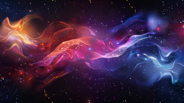 五彩斑斕的星云