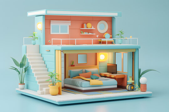 小屋的AI圖片