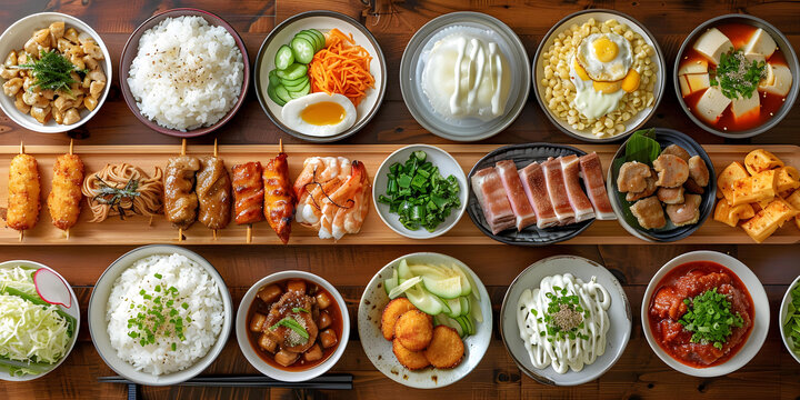 一桌子的美味日料